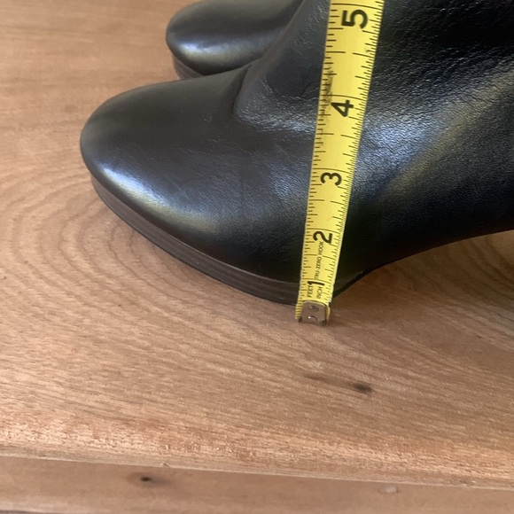 Sanctuary Womens Razzle Black Leather Ombre Heels Ankle Boots Shoes size 7.5 M‎ - Picture 10 of 15